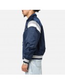 New York Yankees Retro Stadium Navy Satin Jacket New York Yankees Retro Stadium Navy Satin Jacket