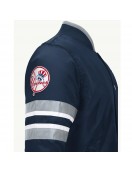 New York Yankees Scout I Navy Satin Jacket New York Yankees Scout I Navy Satin Jacket