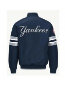 New York Yankees Scout I Navy Satin Jacket New York Yankees Scout I Navy Satin Jacket