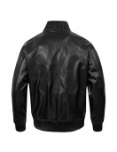 New York Yankees Washed Vanguard Men's Leather Varsity Jacket New York Yankees Washed Vanguard Men's Leather Varsity Jacket