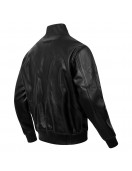 New York Yankees Washed Vanguard Men's Leather Varsity Jacket New York Yankees Washed Vanguard Men's Leather Varsity Jacket