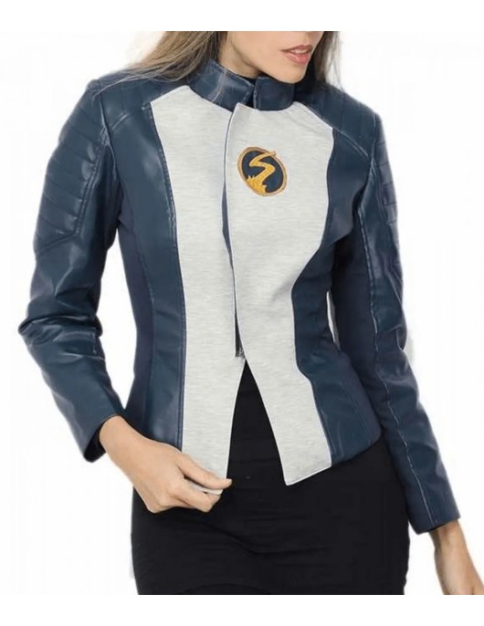 Nora Allen The Flash Leather Jacket