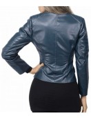 Nora Allen The Flash Leather Jacket