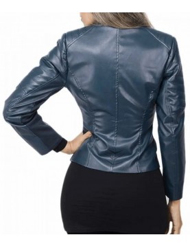 Nora Allen The Flash Leather Jacket