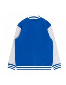 North Melbourne Royal and Gray Varsity Fleece Jacket