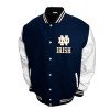 Notre Dame Fighting Irish Graduate Navy and White Varsity Jacket Notre Dame Fighting Irish Graduate Navy and White Varsity Jacket