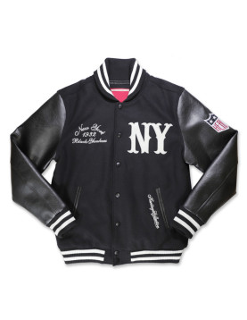 NY Black Yankees Varsity Jacket