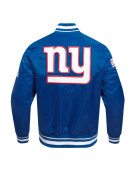 NY Giants Mashup Classic Rib Satin Jacket