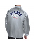 NY Giants Retro Logo Coaches Jacket