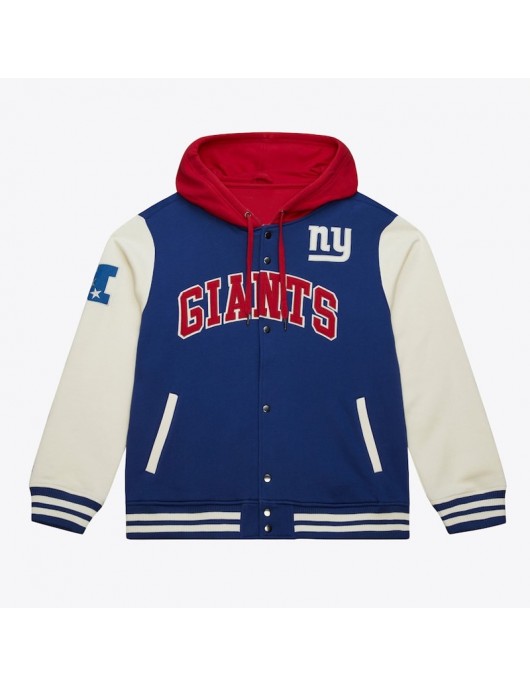 NY Giants Sideline Varsity Fleece Jacket NY Giants Sideline Varsity Fleece Jacket