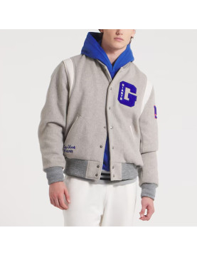 NY Giants Teddy Varsity Wool Jacket