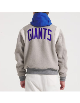 NY Giants Teddy Varsity Wool Jacket
