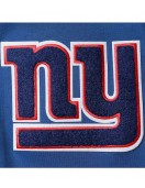 NY Giants Zip Up Blue Hoodie