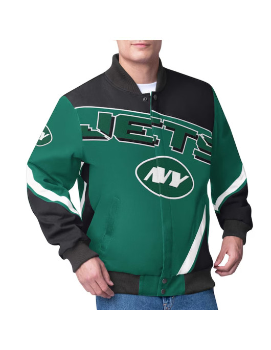 NY Jets Maximum Racing Green Jacket