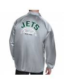 NY Jets Retro Logo Coaches Jacket