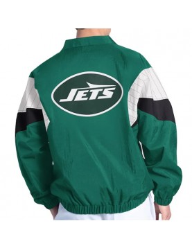 NY Jets Yard Line Green Full-Zip Jacket