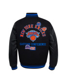 NY Knicks Area Code Classic Rib Varsity Jacket