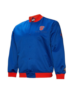 NY Knicks OG 3.0 Lightweight Blue Satin Jacket