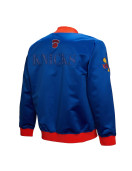 NY Knicks OG 3.0 Lightweight Blue Satin Jacket