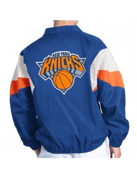 NY Knicks Yard Line Blue Full-Zip Jacket