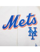 NY Mets Logo Game Day Eggshell Jacket