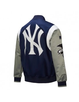 NY Yankees Cooperstown Team Origins Satin Jacket