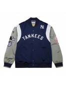 NY Yankees Cooperstown Team Origins Satin Jacket