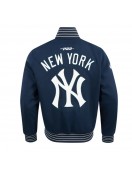 NY Yankees Game Day Navy Jacket with Current Logo