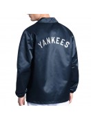 NY Yankees Point Man Coaches Navy Jacket