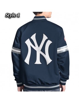 NY Yankees Varsity Scout Satin Jacket