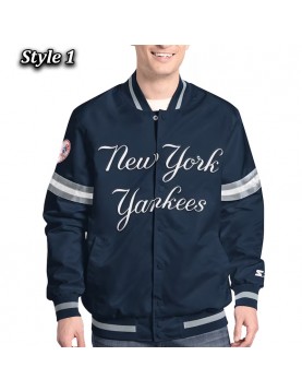 NY Yankees Varsity Scout Satin Jacket