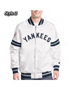 NY Yankees Varsity Scout Satin Jacket