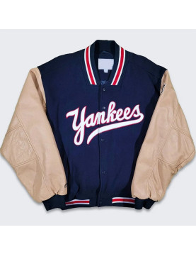 NY Yankees Y2K World Series Varsity Jacket