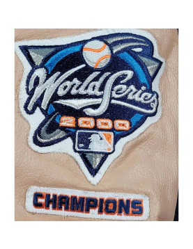NY Yankees Y2K World Series Varsity Jacket
