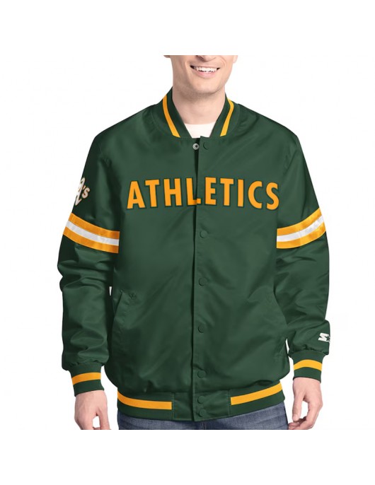 Oakland Athletics Varsity Scout Satin Jacket