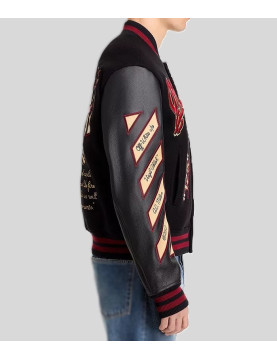 Off-White x AC Milan 125th Anniversary Varsity Jacket