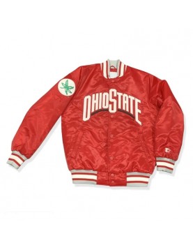 Ohio State Bryce Harper Satin Red Jacket