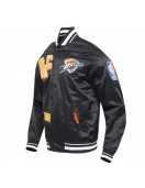 Oklahoma City Thunder Best of Classic Rib Satin Jacket Oklahoma City Thunder Best of Classic Rib Satin Jacket
