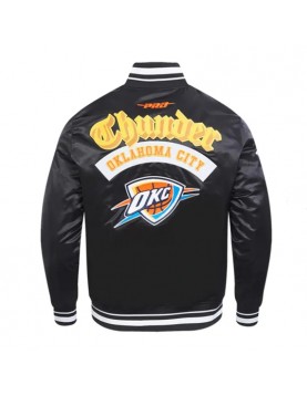 Oklahoma City Thunder Best of Classic Rib Satin Jacket