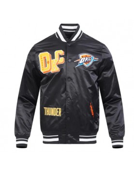 Oklahoma City Thunder Best of Classic Rib Satin Jacket