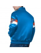 Oklahoma City Thunder Triple Option Varsity Satin Jacket