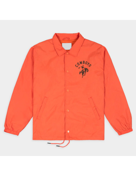 Oklahoma State Cowboys Retro Logo Coaches Jacket