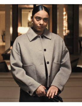 Olivia Benitez The Beast In Me Aleyse Shannon Gray Jacket