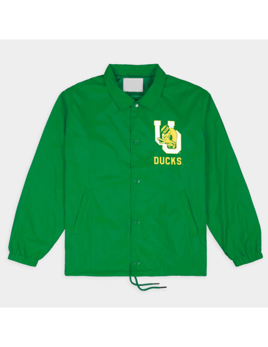 Oregon Ducks Vintage Logo Coaches Jacket