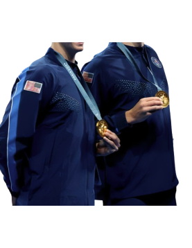 Paris 2024 Team USA Blue Olympics Tracksuit