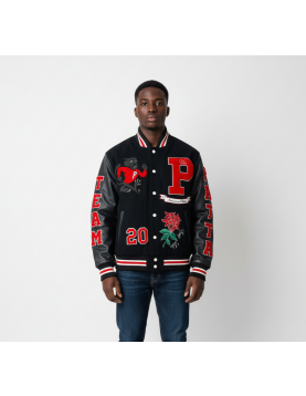 Patta 20th Anniversary Maritime Blue Varsity Jacket Patta 20th Anniversary Maritime Blue Varsity Jacket