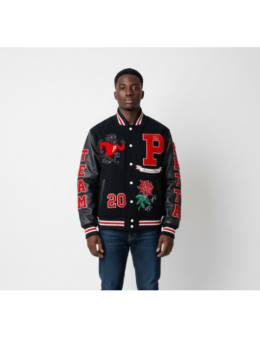 Patta 20th Anniversary Maritime Blue Varsity Jacket Patta 20th Anniversary Maritime Blue Varsity Jacket