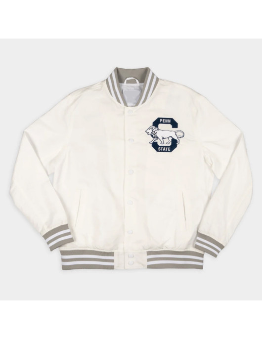 Penn State Nittany Lions White Out Bomber Jacket
