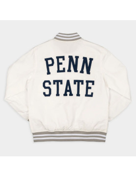 Penn State Nittany Lions White Out Bomber Jacket