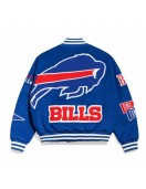 Pennant Buffalo Bills Royal Varsity Wool Jacket Pennant Buffalo Bills Royal Varsity Wool Jacket